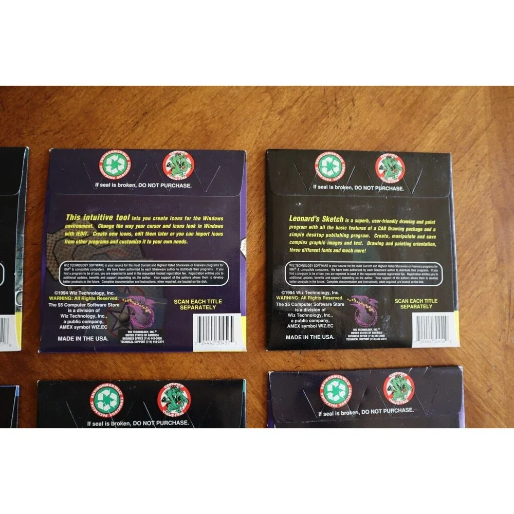 Lot Of 8 Sealed 3.5